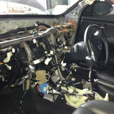 Incorrect Tow Bar fitting leading to dash fire 1