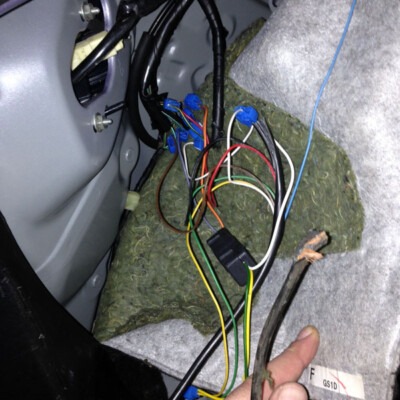 Incorrect Tow Bar fitting leading to dash fire 1